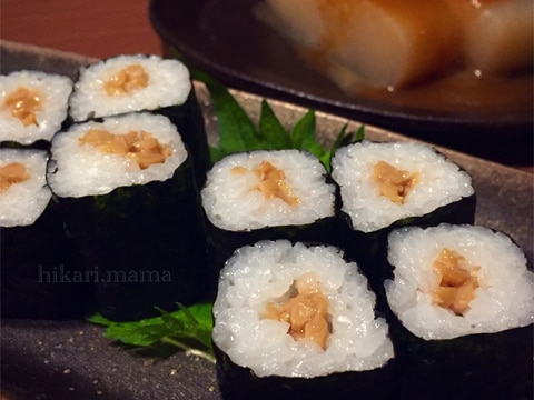 お家で簡単♡納豆巻き♪